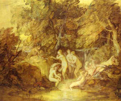 Diana and Actaeon in modern living room
