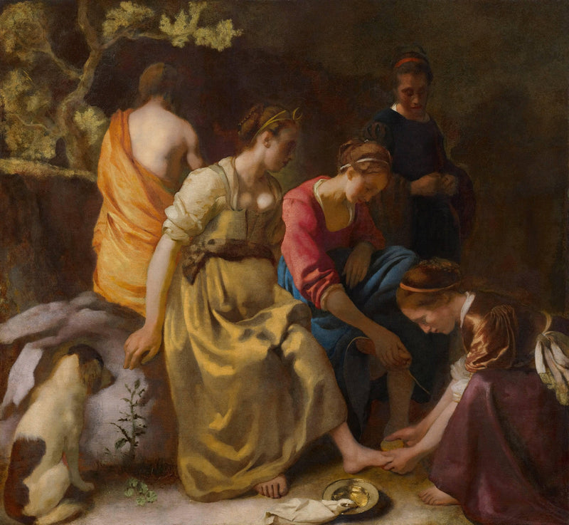 Diana and her Companions by Johannes Vermeer — Oil Painting Reproduction