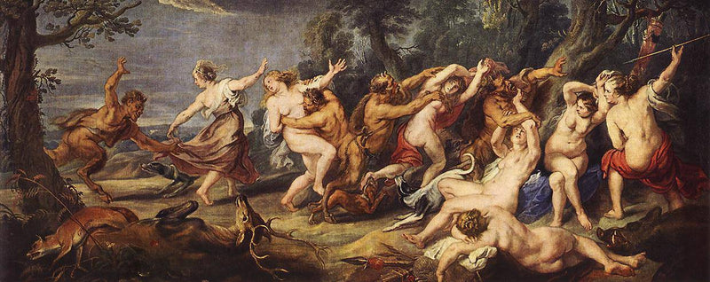 Diana and her Nymphs Surprised by the Fauns by Peter Paul Rubens, Oil Painting Reproduction