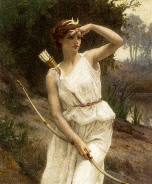 Diana the Huntress by Guillaume Seignac — Oil Painting Reproduction
