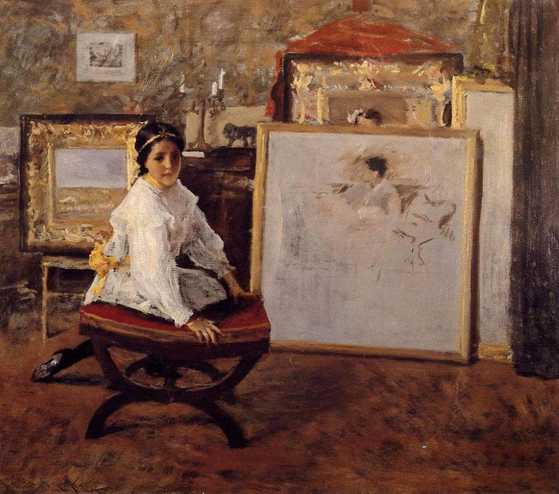 Did You Speak To Me? by William Merritt Chase — Oil Painting Reproduction