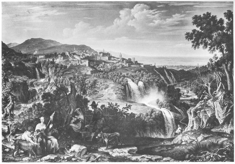 Die Cascatellen Von Tivoli by Joseph Anton Koch — Oil Painting Reproduction