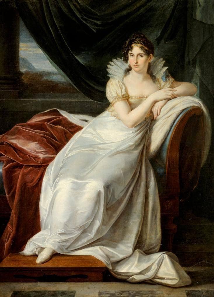 Princess Alexandra A. Dietrichstein, nee Shuvalova by Vincenzo Camuccini — Oil Painting Reproduction