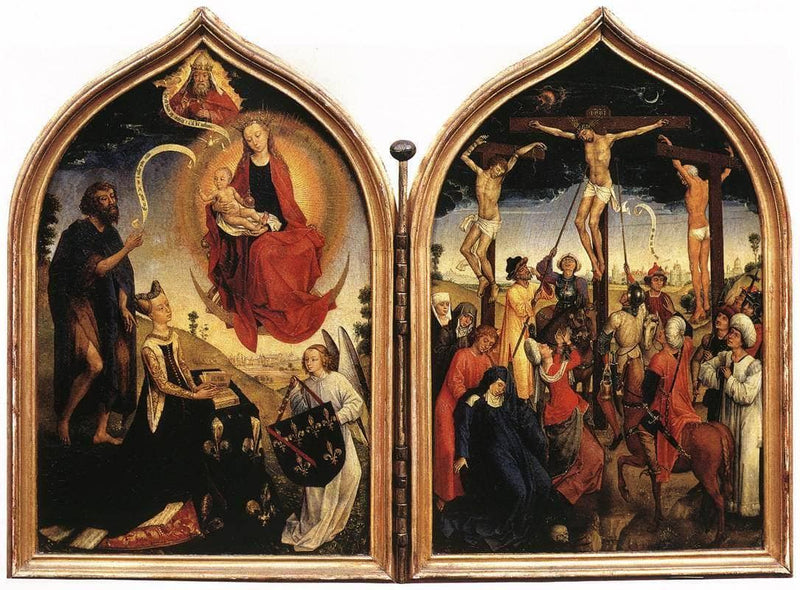 Diptych of Jeanne of France by Rogier van der Weyden — Oil Painting Reproduction