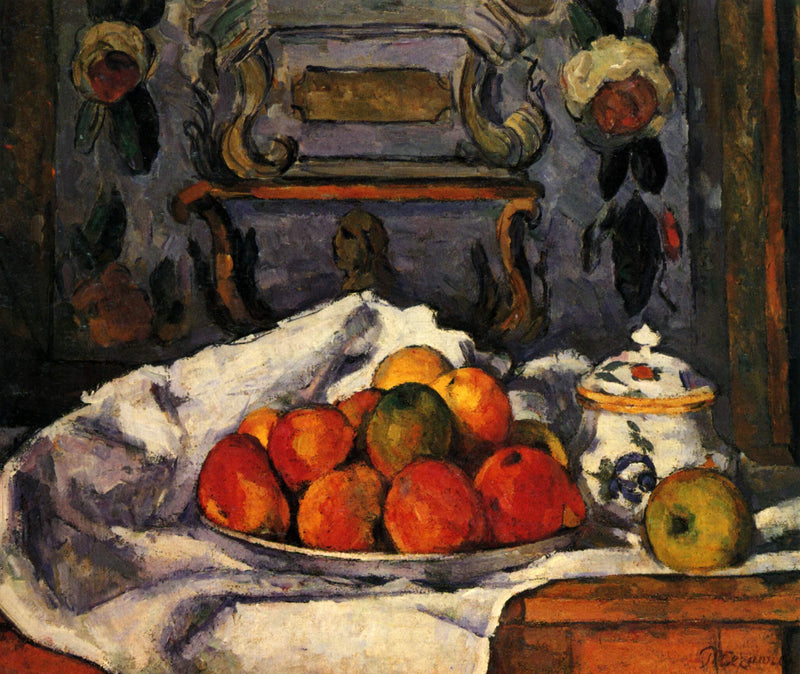 Dish of Apples by Paul Cezanne — Oil Painting Reproduction