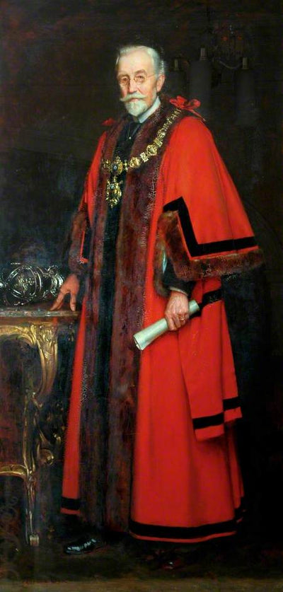 Alderman William Smith in living room