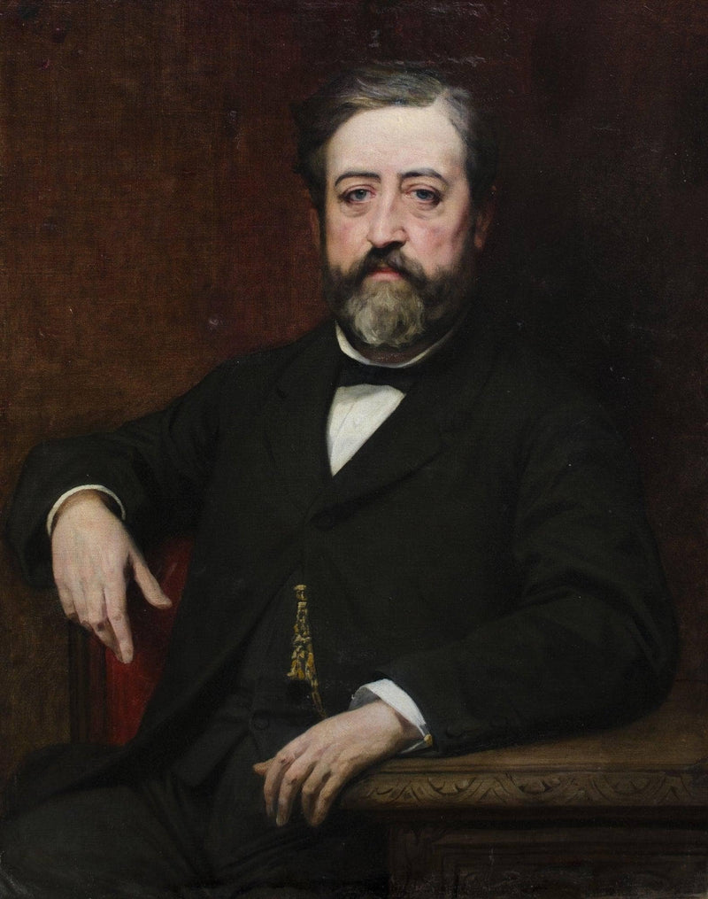 Portrait of Léon Bonnel by Diogène Maillart — Oil Painting Reproduction
