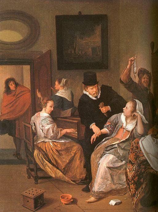 Doctor's Visit by Jan Steen — Oil Painting Reproduction