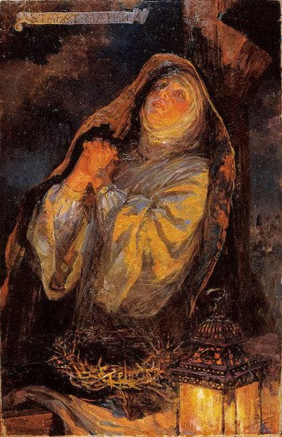 Dolorosa in living room