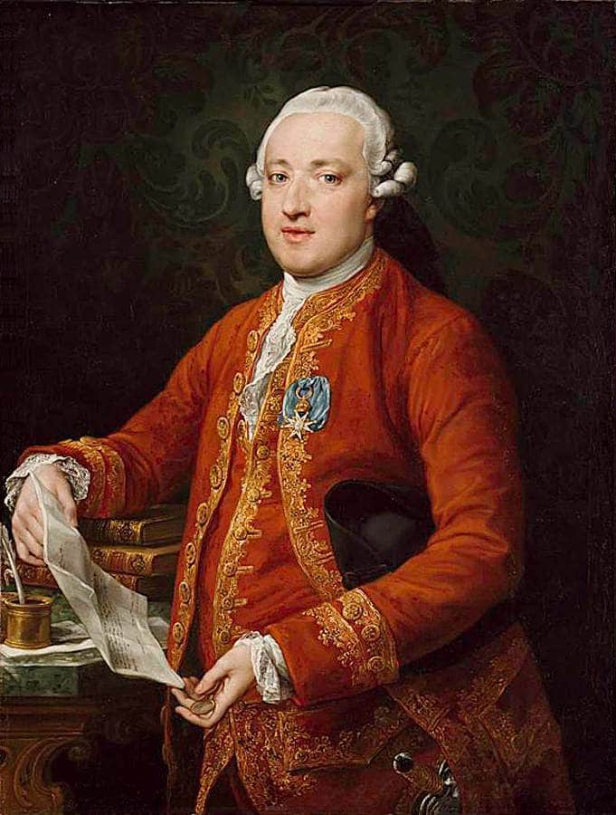 Don José Moñino Y Redondo, Count of Floridablanca by Pompeo Batoni — Oil Painting Reproduction