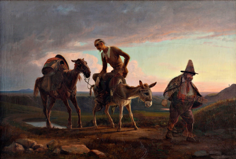 Don Quixoteâs First Ride Home by Wilhelm Marstrand — Oil Painting Reproduction