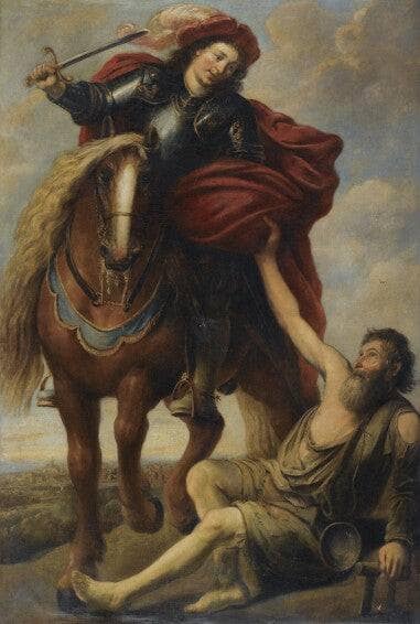 St. Martin of Tours by Gaspar de Crayer — Oil Painting Reproduction