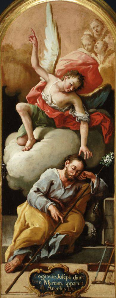 Dream of Joseph in modern living room