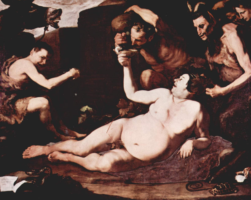 Drunken Silenus by Jusepe de Ribera — Oil Painting Reproduction