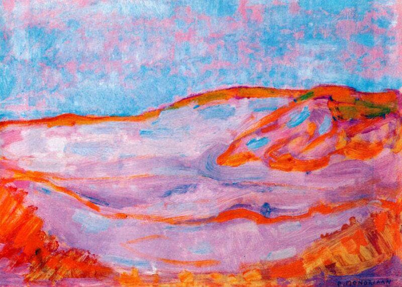 Dune IV by Piet Mondrian — Oil Painting Reproduction
