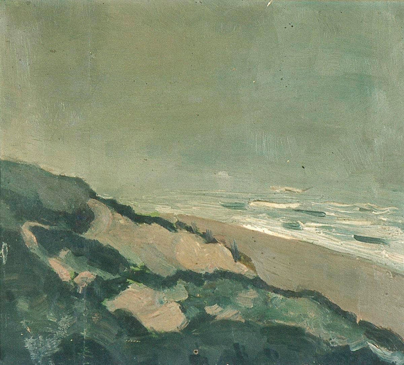Dunes and sea by Theo van Doesburg — Oil Painting Reproduction