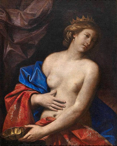 Dying Nude Sophonisba in apartment