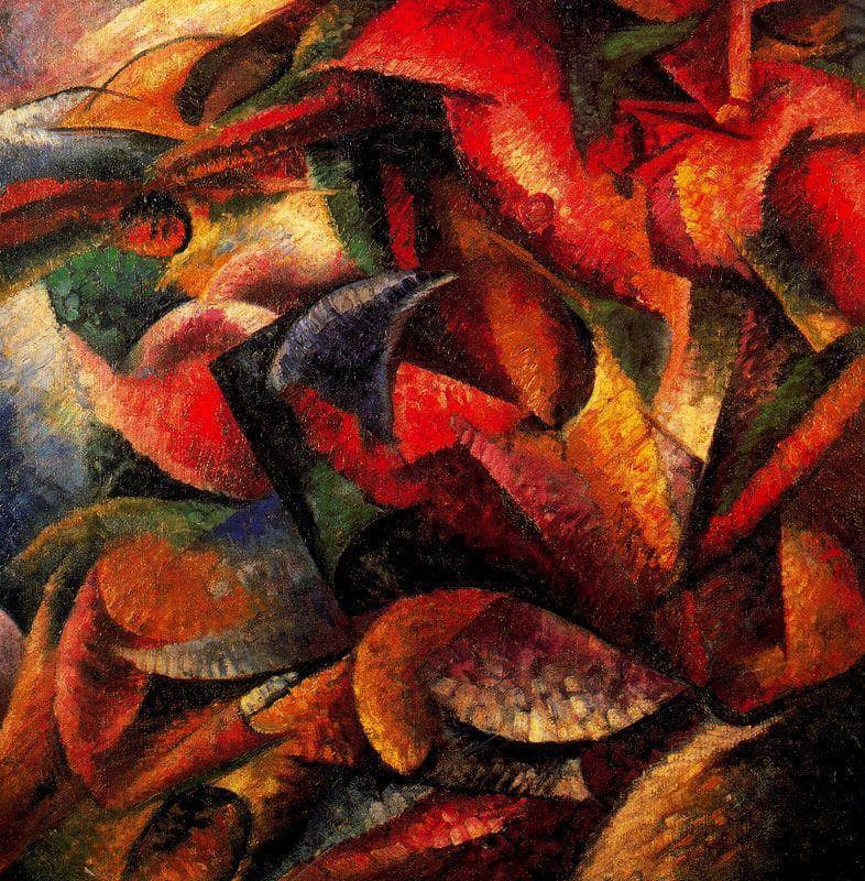 Dynamism of a Human Body by Umberto Boccioni — Oil Painting Reproduction