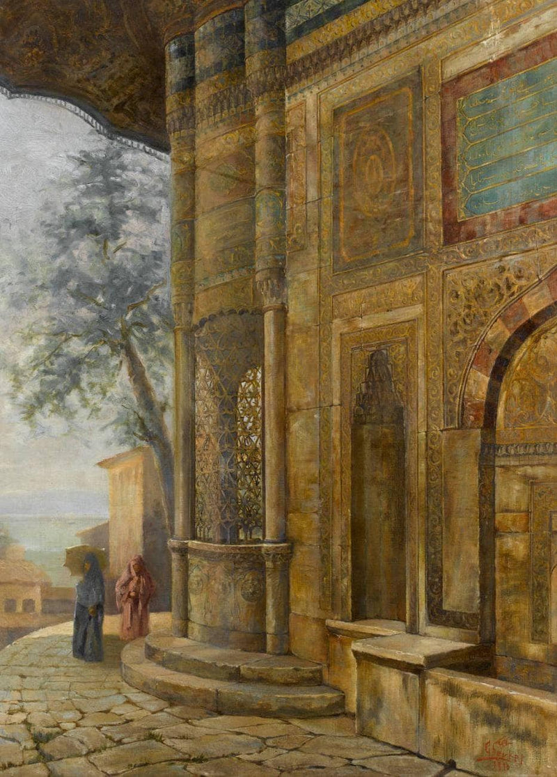 Fountain of Ahmed III. by Sevket Dag — Oil Painting Reproduction