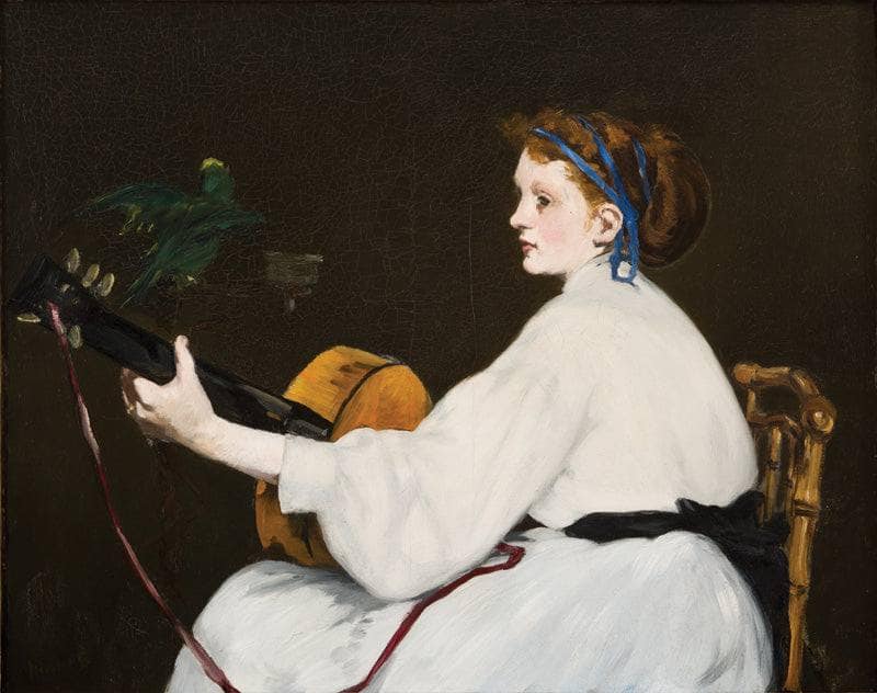 The Guitar Player by Edouard Manet — Oil Painting Reproduction