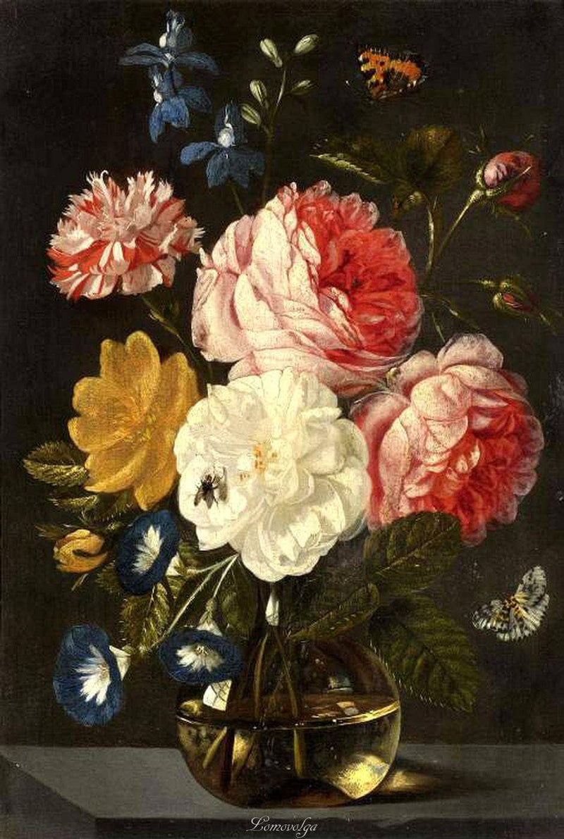 Flower Still Life by Jan van Kessel the Elder — Oil Painting Reproduction