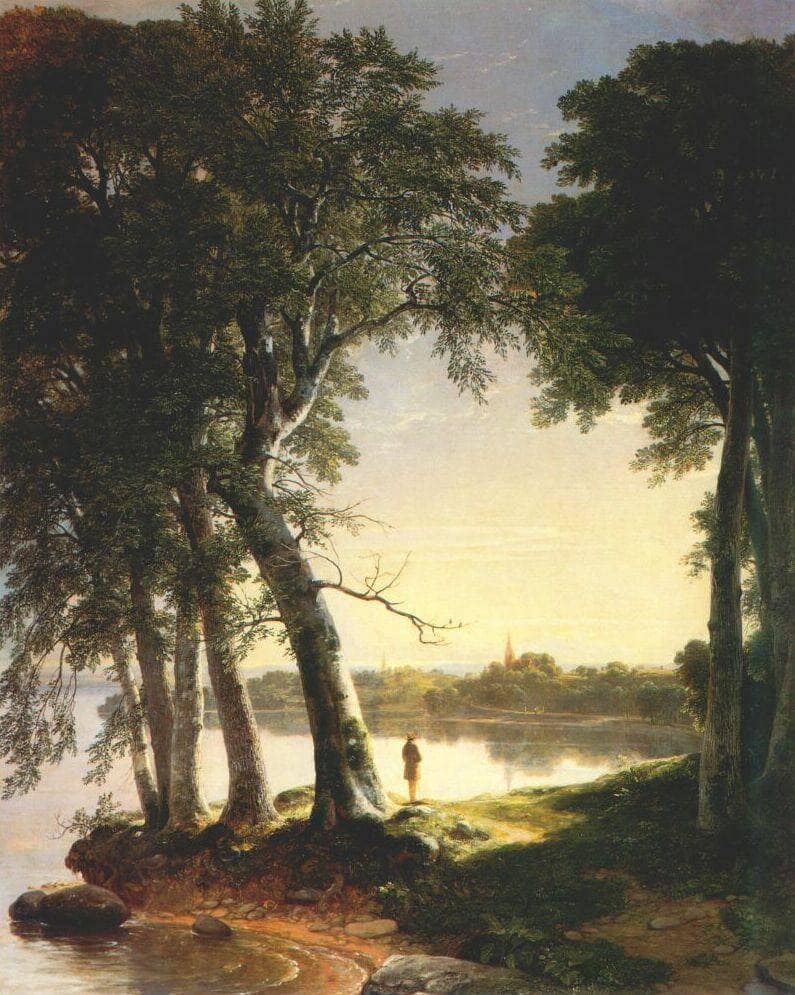 Early Morning at Cold Spring by Asher Brown Durand — Oil Painting Reproduction