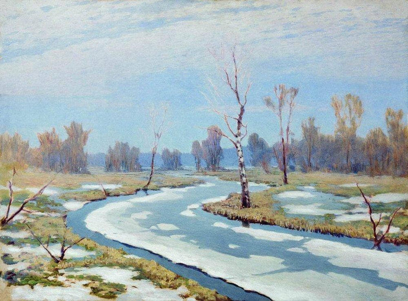 Early spring by Arkhyp Kuindzhi — Oil Painting Reproduction