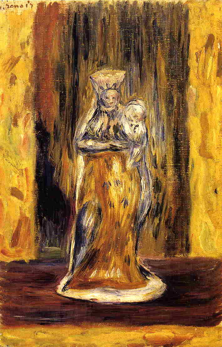 Earthenware Virgin and Child by Pierre-Auguste Renoir — Oil Painting Reproduction