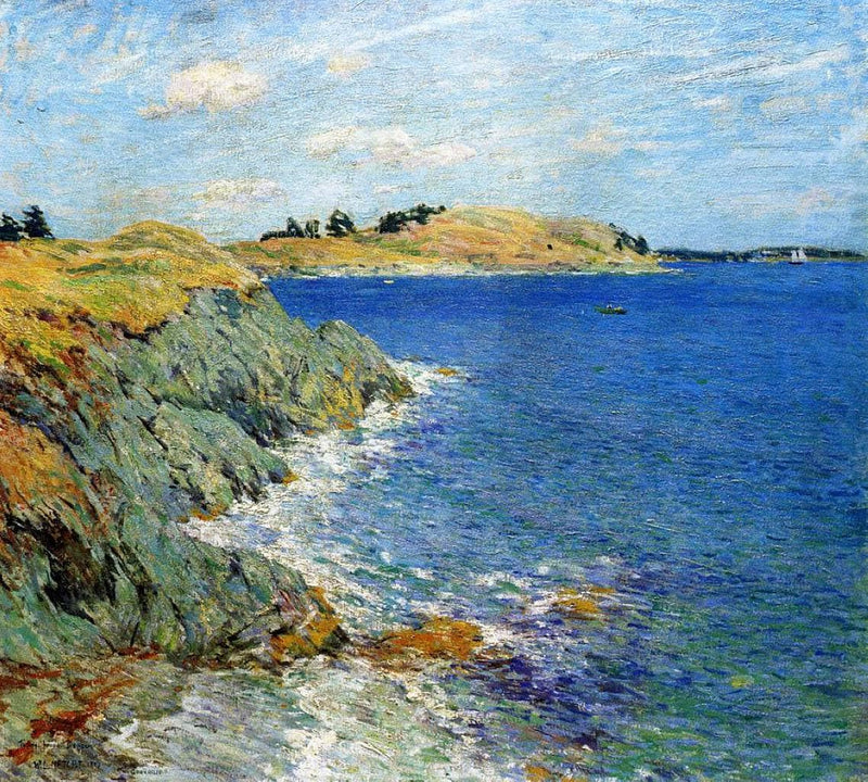 Ebbing Tide, Version Two by Willard Metcalf — Oil Painting Reproduction