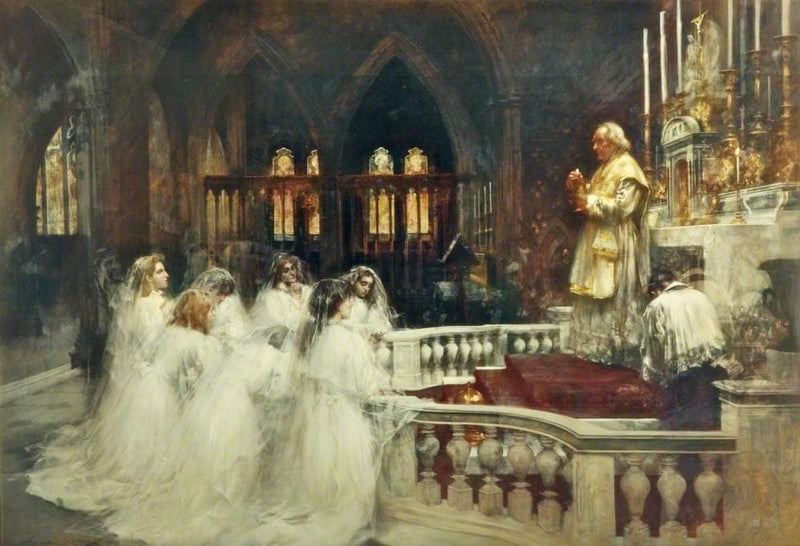 Ecce Agnus Dei by Albert Chevallier Tayler — Oil Painting Reproduction