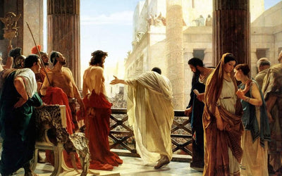 Ecce Homo in modern living room