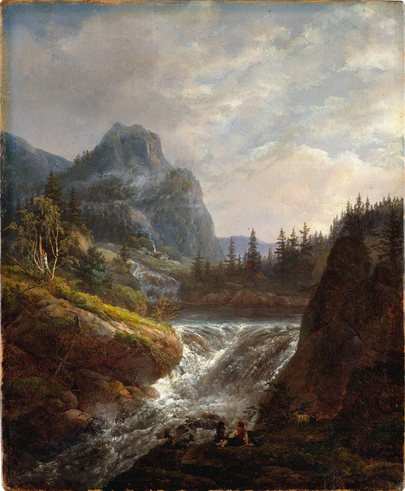 Norwegian Landscape by Johan Christian Dahl — Oil Painting Reproduction
