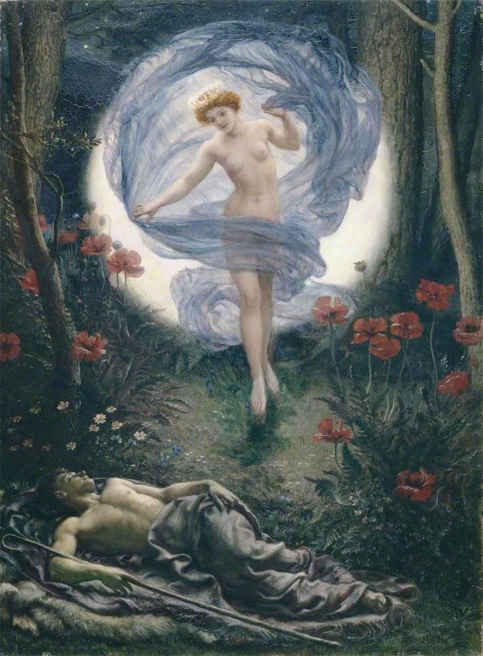Diana and Endymion by Edward Poynter — Oil Painting Reproduction