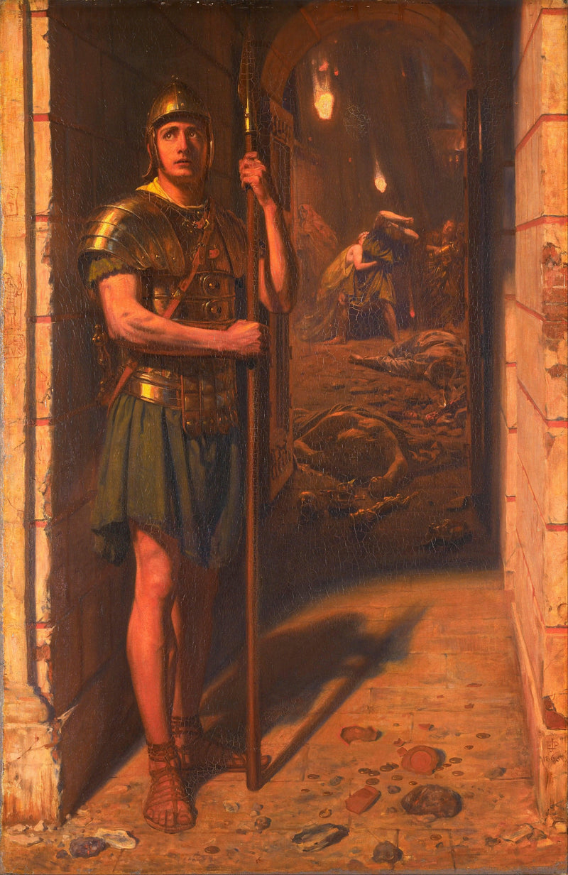 Faithful Unto Death by Edward Poynter — Oil Painting Reproduction