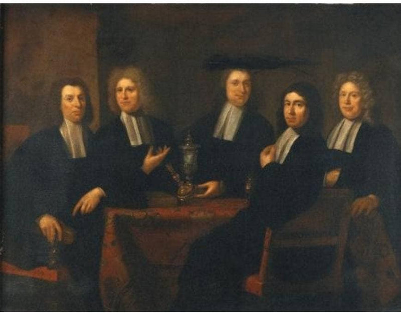 Een Portret Van Een Heer Aan Zijn Bureau by Juriaen Pool — Oil Painting Reproduction