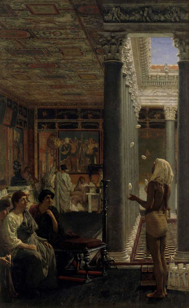 Egyptian Juggler by Sir Lawrence Alma-Tadema — Oil Painting Reproduction