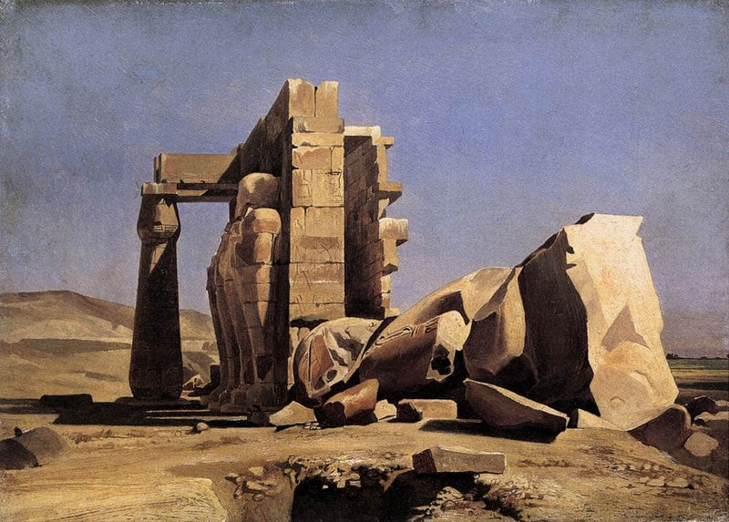Egyptian Temple by Charles Gleyre — Oil Painting Reproduction