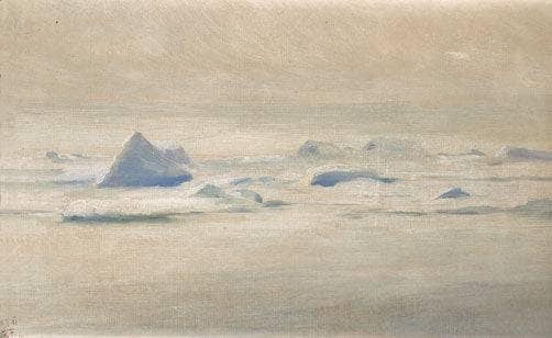 Eislandschaft auf Grönland by Richard Friese — Oil Painting Reproduction
