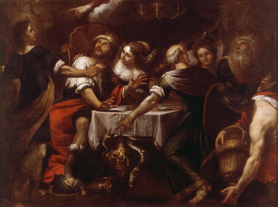 El Festín De Baltasar in modern living room