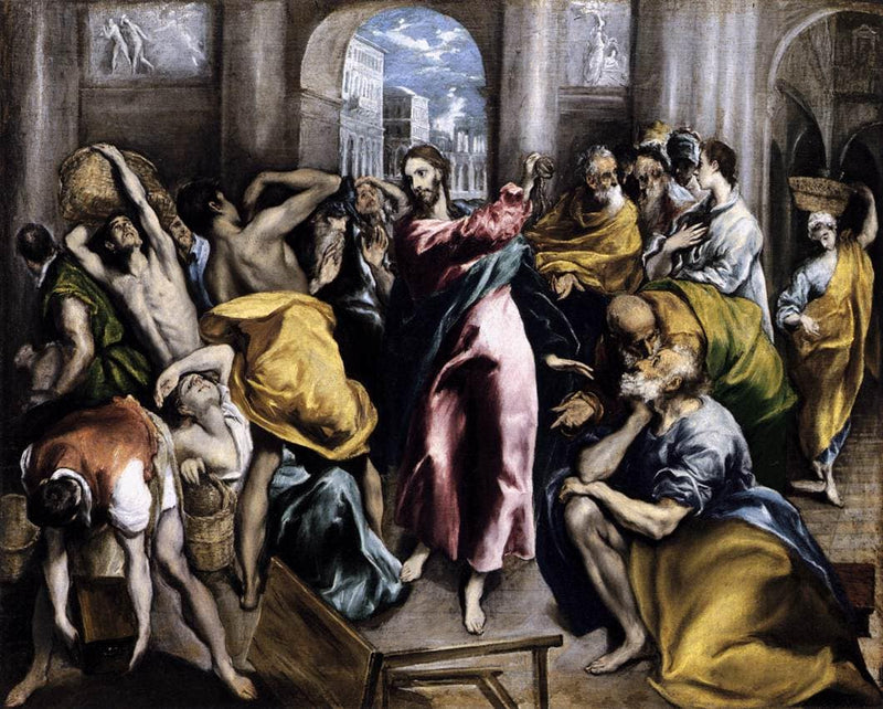 The Purification of the Temple by El Greco — Oil Painting Reproduction