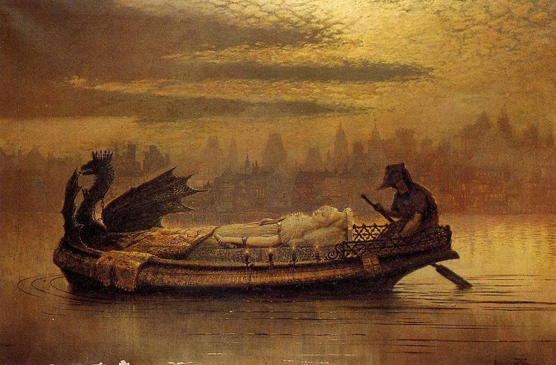 Elaine by John Atkinson Grimshaw — Oil Painting Reproduction