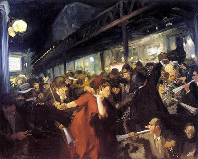 Election Night in dining room