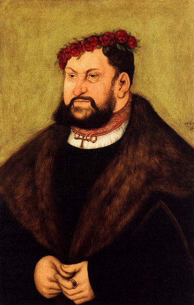 Elector John the Constant of Saxony in entryway