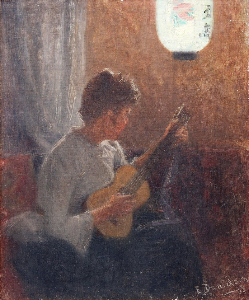 Musikstund by Elin Danielson-Gambogi — Oil Painting Reproduction