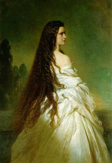 Elisabeth Kaiserin von Österreich by Franz Xaver Winterhalter — Oil Painting Reproduction