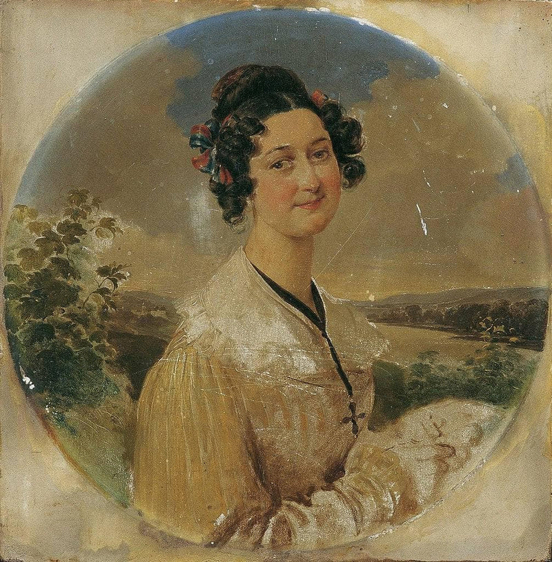 Elisabeth Konopasek by Peter Fendi — Oil Painting Reproduction