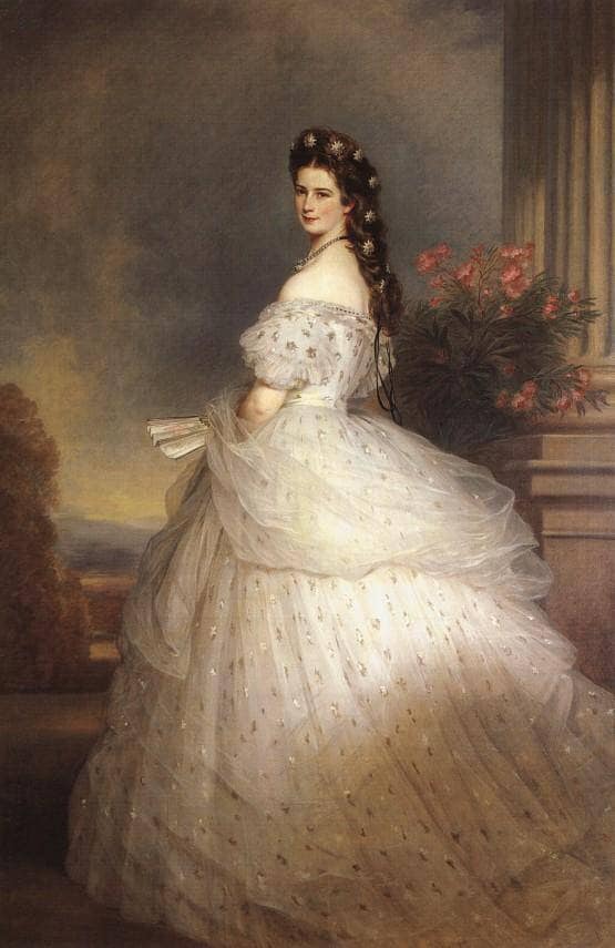 Elizabeth, Empress of Austria by Franz Xaver Winterhalter — Oil Painting Reproduction