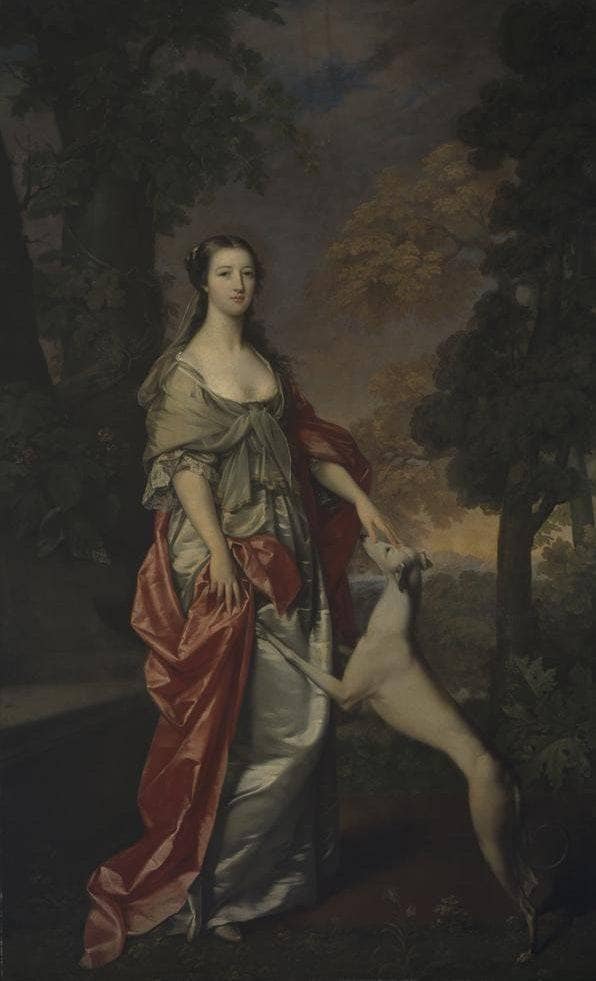 Elizabeth Gunning, Duchess of Hamilton by Gavin Hamilton — Oil Painting Reproduction
