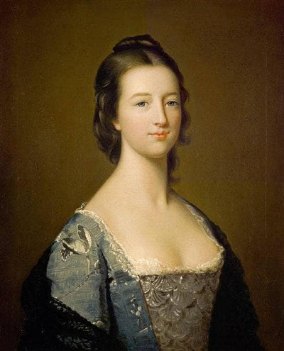 Elizabeth Gunning, Duchess of Hamilton (later Duchess of Argyll) in home office