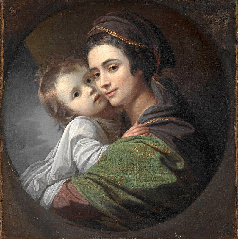 Elizabeth Shewell West and Her Son, Raphael by Benjamin West — Oil Painting Reproduction